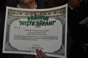 Premiile naţionale anuale ale Fundaţiei ,,Nişte ţărani’’, 26.10.2014, premiul ,,Cel mai harnic ţăran’’