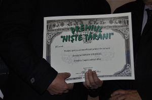 Premiile naţionale anuale ale Fundaţiei ,,Nişte ţărani’’, 26.10.2014, premiul ,,Cel mai eficient primar de comună’’