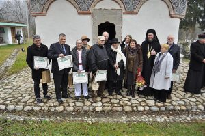 Premiile naţionale anuale ale Fundaţiei ,,Nişte ţărani’’, 26.10.2014, Elena Văduva, Vasile Vasiescu, P.S. Emilian Lovişteanul, Elena Murariu, Dinu Săraru, Ştefan Mitroi, Vartan Arachelian, Maria Fifoiu, Chelcea D. Ion, Sorin Mihăilescu, Damian Gheorghe
