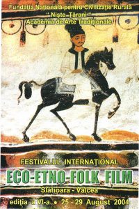 Afiș Ediția a VI-a a festivalulul Eco-Etno-Folk Film