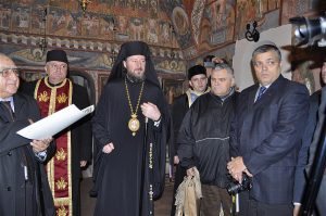 Premiile naţionale anuale ale Fundaţiei ,,Nişte ţărani’’, 26.10.2014, Dinu Săraru, Pr. Prună Alexandru, P.S. Emilian Lovişteanul, Ştefan Mitroi, Sorin Mihăilescu