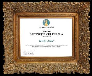Diplomă acordată revistei Clipa
