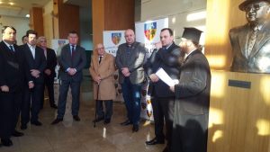 Dezvelirea bustului Dinu Săraru